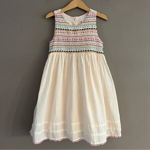 Tommy Bahama Girls Size 6 Summer Spring Floral Blue Tiered Dress Sleeveless